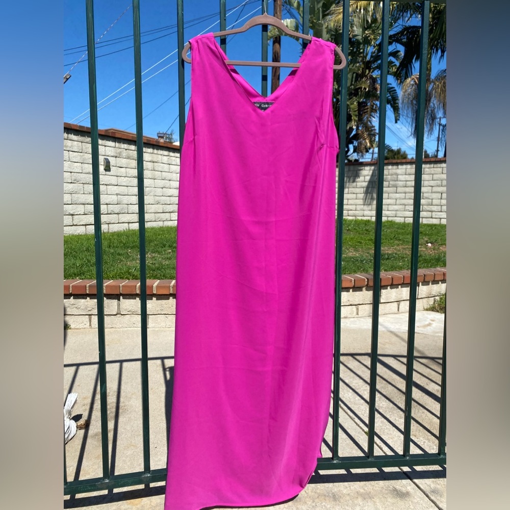 Sheer fabric mlle gabrielle dress size 22